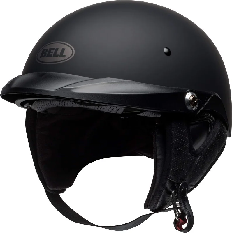 Everyday Chic Bell Pit Boss Matte Black Half Helmet