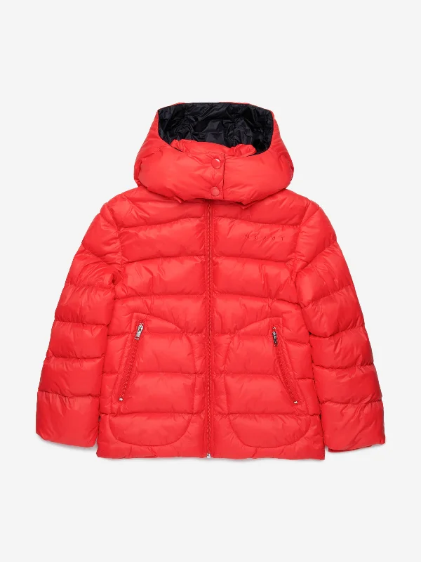 Low-key Luxury MARNI Kids Puffer Jacket in Red