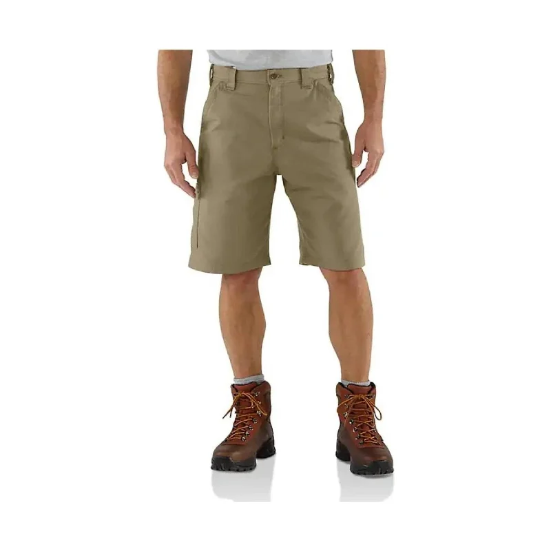 Soft Clothing Carhartt Men's Loose Fit Canvas Utility Work Shorts 10 Inch - Dark Khaki