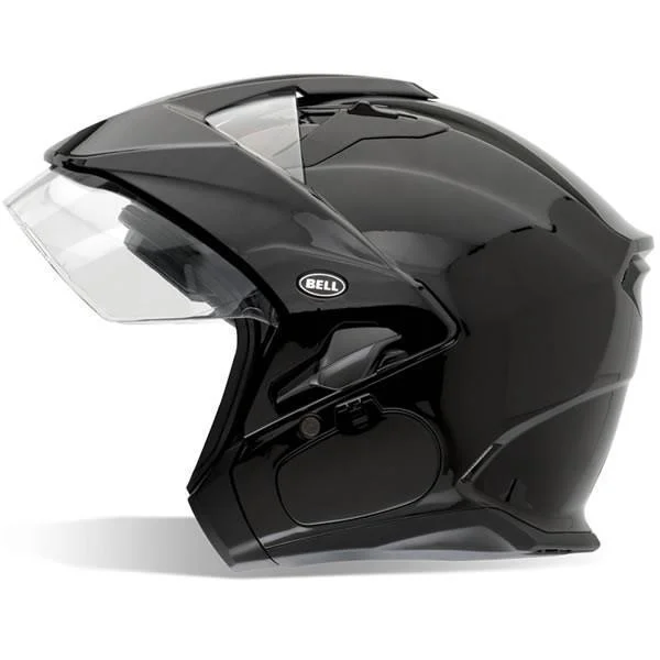 Elegant And Elegant Bell Mag-9 Sena Black Open Face Helmet