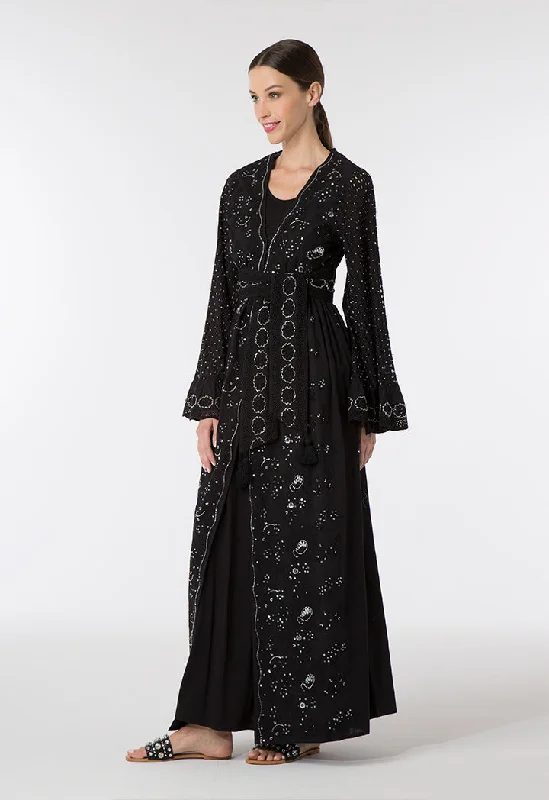 Elegant Tailoring Beaded Embroidered Outerwear
