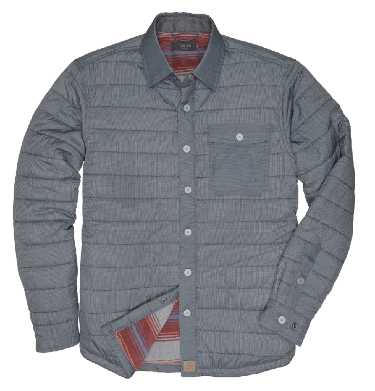 New Products 'Dakota Grizzly' Men's Lucas Quilted Jacket - Gunmetal