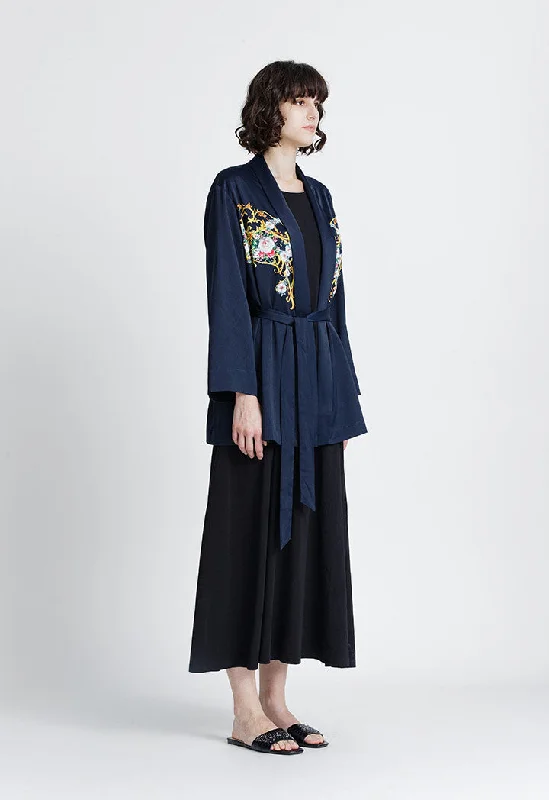 Cute Style Floral Motif Printed Outerwear