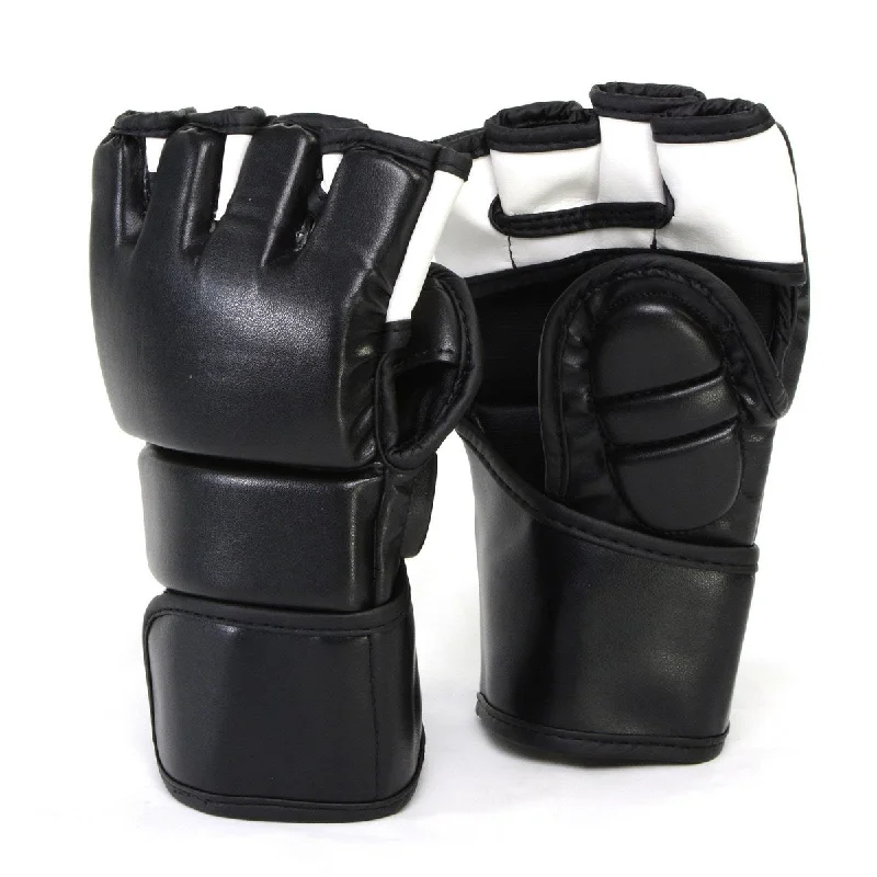 Cozy Chic X-Fitness XF2002 MMA Grappling Gloves-BLACK