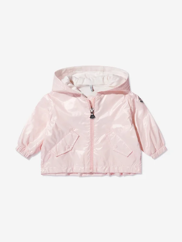 Comfortable Wear Moncler Enfant Baby Girls Camelien Jacket in Pink