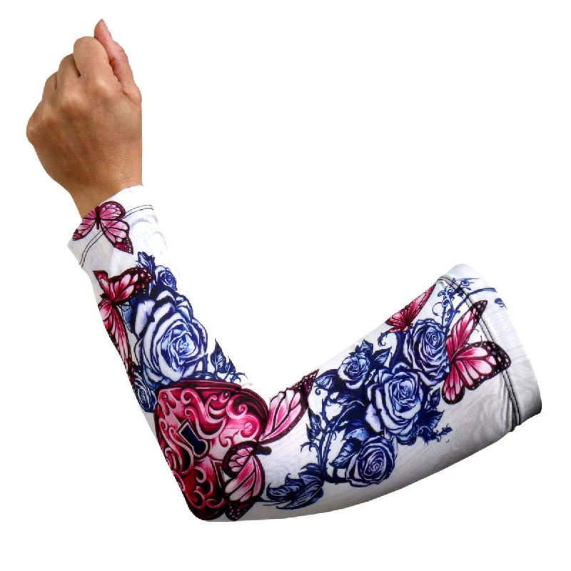 Stylish Jackets Hot Leathers ARM1009 Heart Lock Arm Sleeve