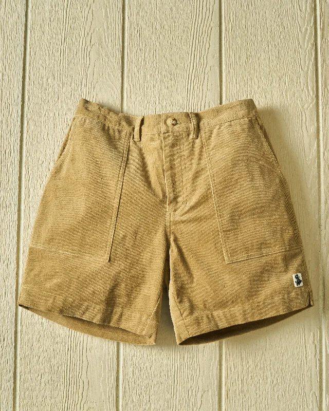 Easy Fashion Ventura Short in Driftwood Corduroy