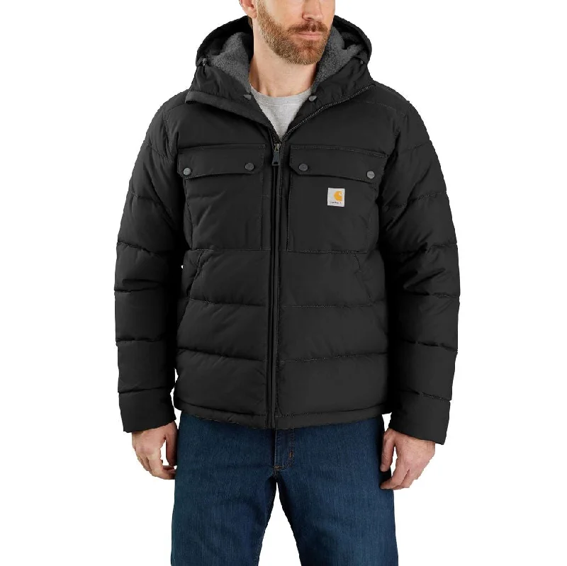 Luxury Classic 'Carhartt' Men's Montana Loose Fit Insulated Jacket-Level 4 Extreme Warmth Rating - Black Luxury Classic 'Carhartt' Men's Montana Loose Fit Insulated Jacket-Level 4 Extreme Warmth Rating - Black