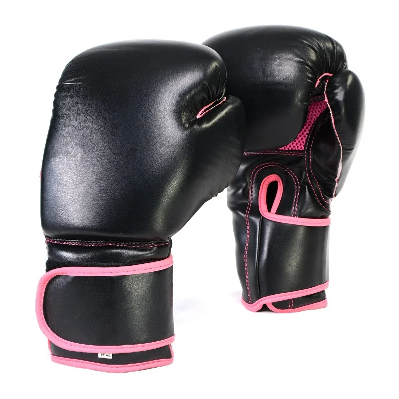Cozy Vibes X-Fitness XF2000 Gel Boxing Kickboxing Punching Bag Gloves-BLK/PINK
