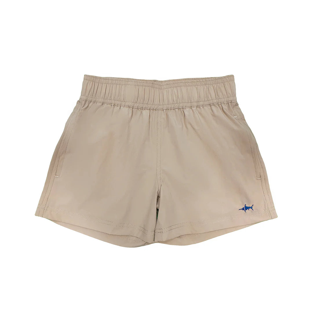 Breezy Outfits Inlet Performance Shorts, Khaki