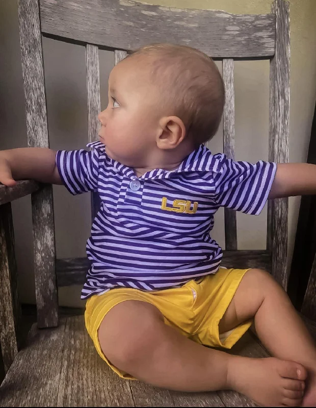 French Style Yellow Fishing Shorts