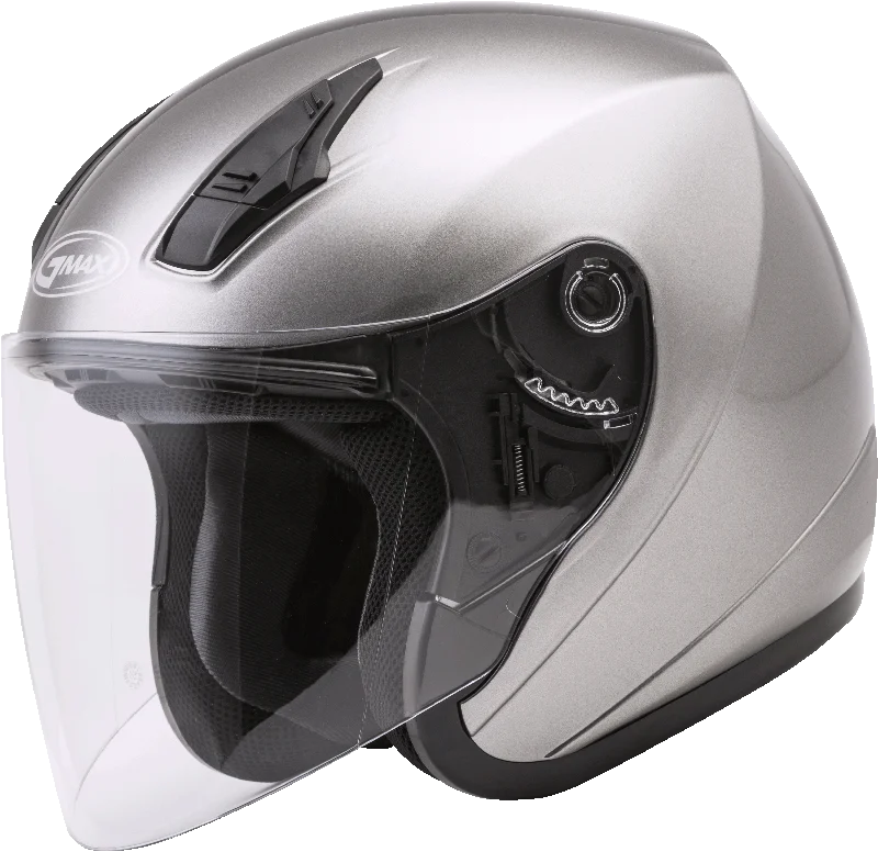 Luxe Comfort GMax 72-4812 OF-17 Open-Face Helmet Titanium