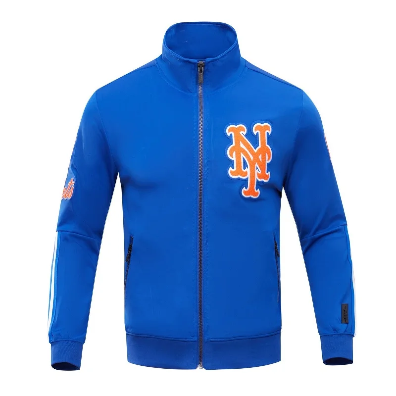 Cozy Apparel MLB NEW YORK METS CLASSIC MEN'S TRACK JACKET (ROYAL BLUE)
