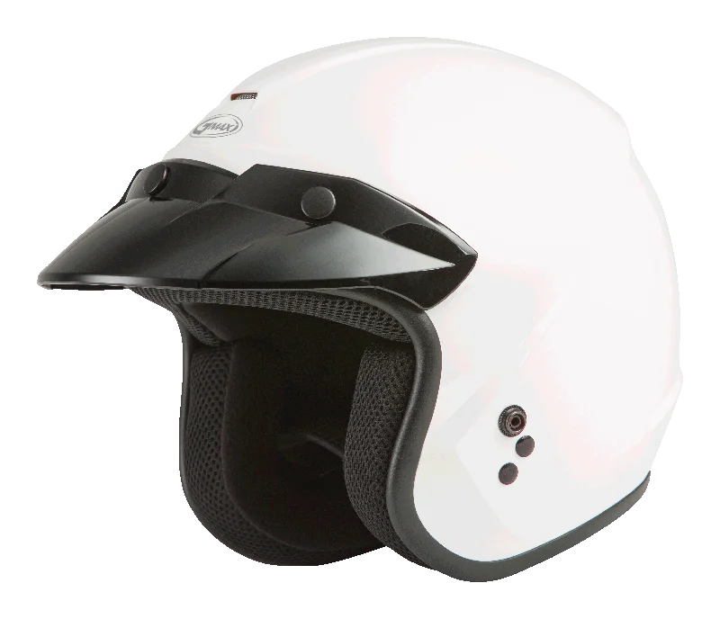 Soft Fabrics GMax 72-5365 OF-2 Open-Face Helmet White