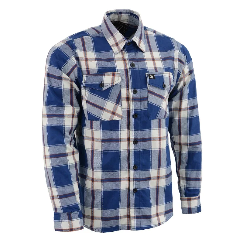 Relaxed Clothing Milwaukee Leather Men's Flannel Plaid Shirt Blue White and Maroon Long Sleeve Cotton Button Down Shirt MNG11645 Relaxed Clothing Milwaukee Leather Men's Flannel Plaid Shirt Blue White and Maroon Long Sleeve Cotton Button Down Shirt MNG11645