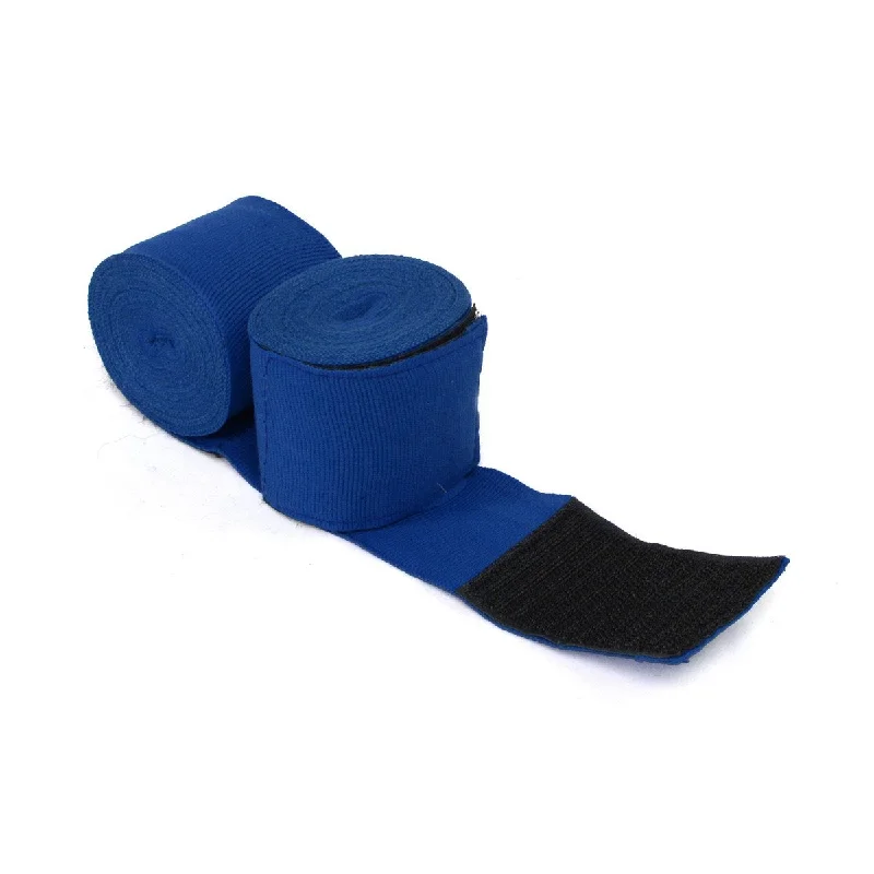 Free And Comfortable X-Fitness XF3003 Elastic Professional 180 inch Handwraps-BLUE