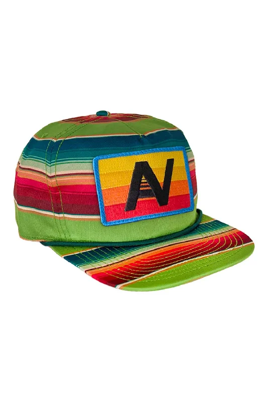 New Products VINTAGE LOGO TWILL LOW-RISE TULUM TRUCKER HAT - JUNGLE GREEN