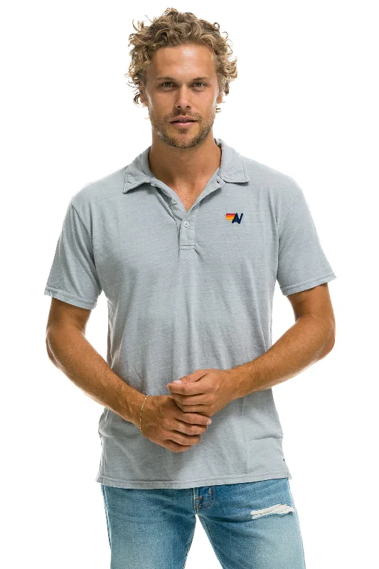 Fashionable In The Times AVIATOR NATION POLO - LIGHT GREY