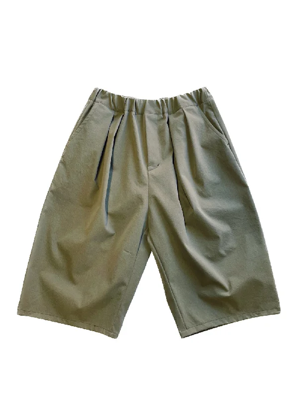 Eye-catching Personality Khaki Pleated Shorts