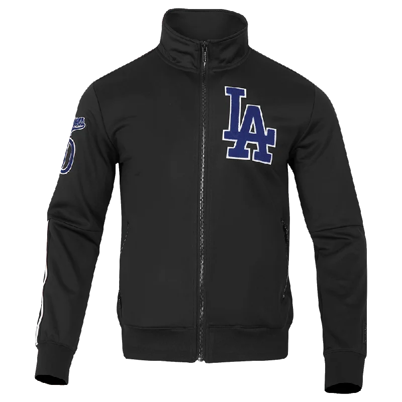 Classic Series MLB LOS ANGELES DODGERS CLASSIC MEN'S TRACK JACKET (BLACK)
