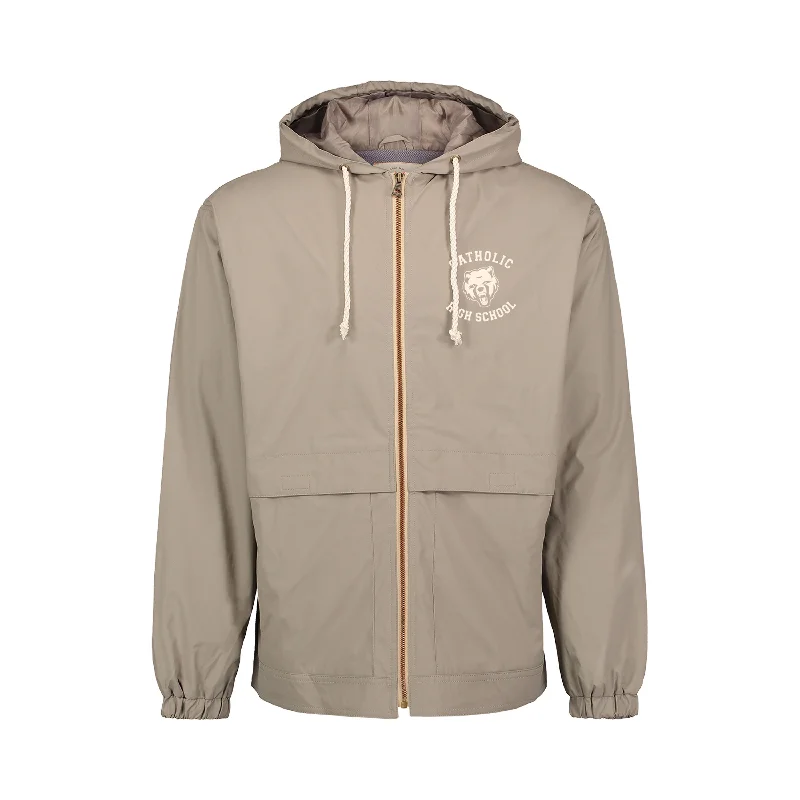 Cozy Sweaters Vintage Hooded Rain Jkt