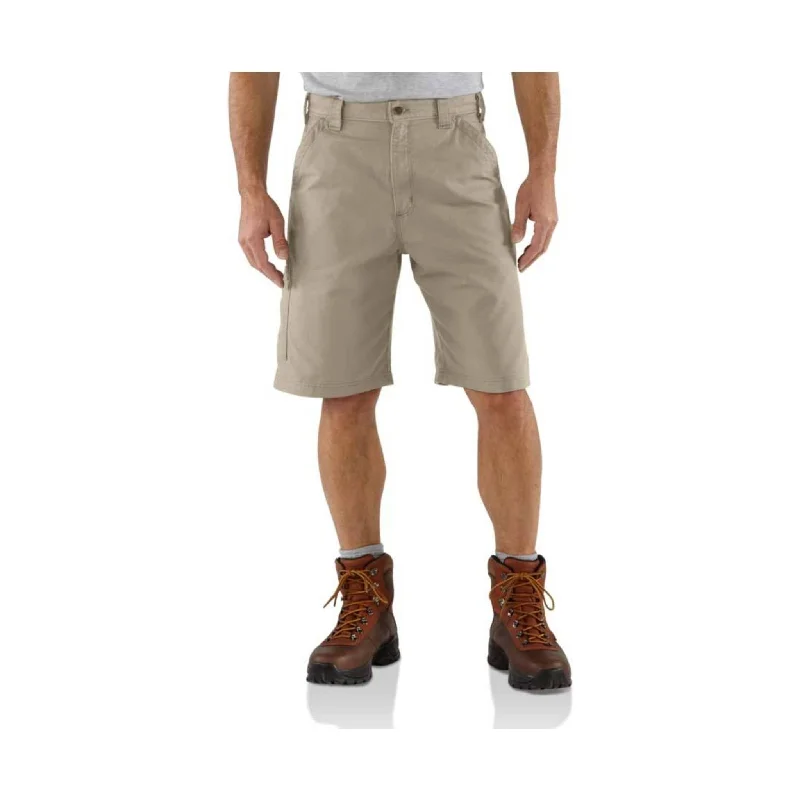 Relaxed Chic Carhartt Men's Loose Fit Canvas Utility Work Shorts 10 Inch - Tan