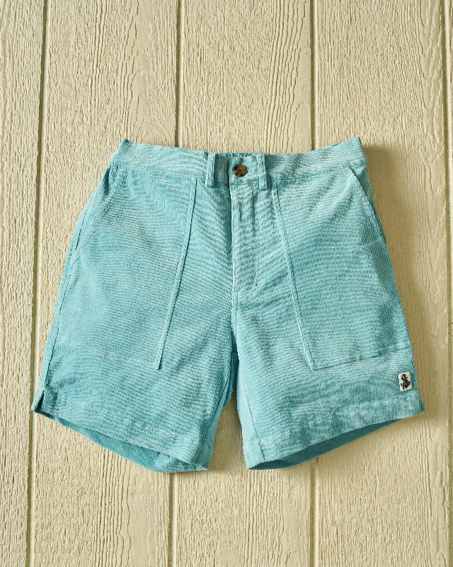Effortless Elegance Ventura Short in Bimini Blue Corduroy