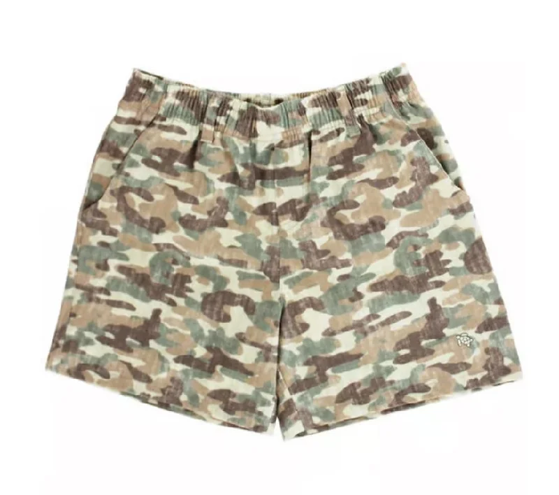 Comfortable Tops PRINTED PERFORMANCE SHORT-CAMO
