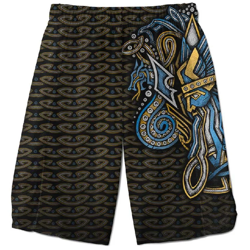 Elegant Outline Gungnir Shorts