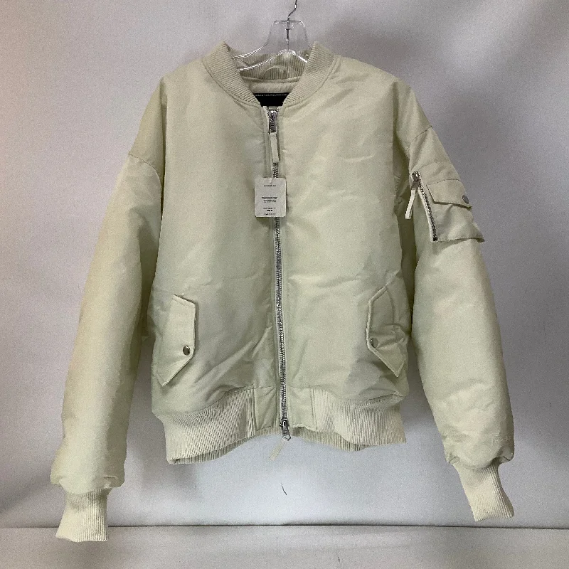 Free Design Coat Puffer & Quilted By Fabletics In Cream, Size: Xl