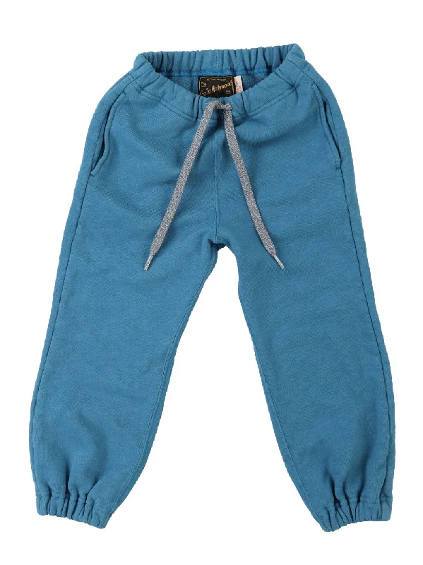 Romantic And Fresh Blue Fleece Sweatpants