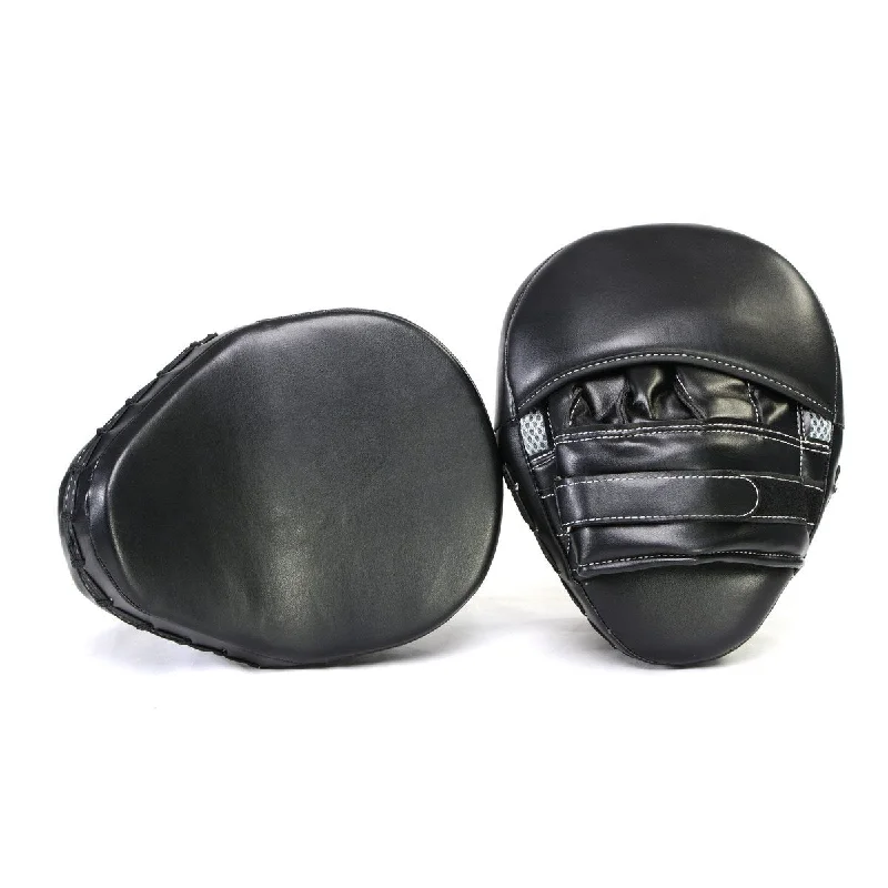 Energy Wear X Fitness XF8000 Curved Boxing MMA Punching Mitts-BLK/SILVER