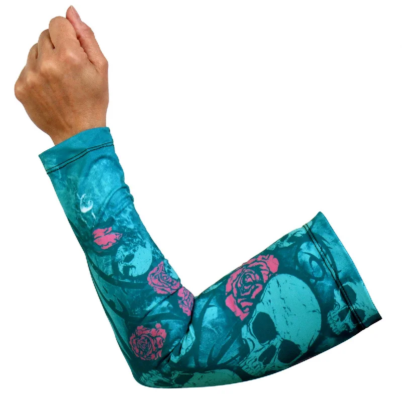 Comfy Dress Hot Leathers ARM1011 Skull Bouquet Arm Sleeve