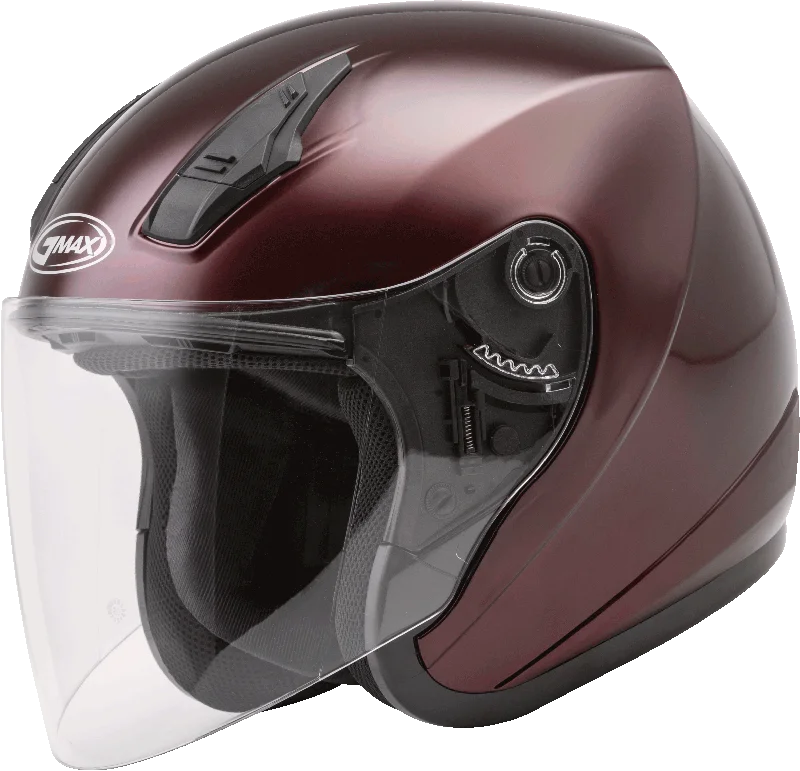 Cozy Look GMax 72-4816 OF-17 Open-Face Helmet Wine Red