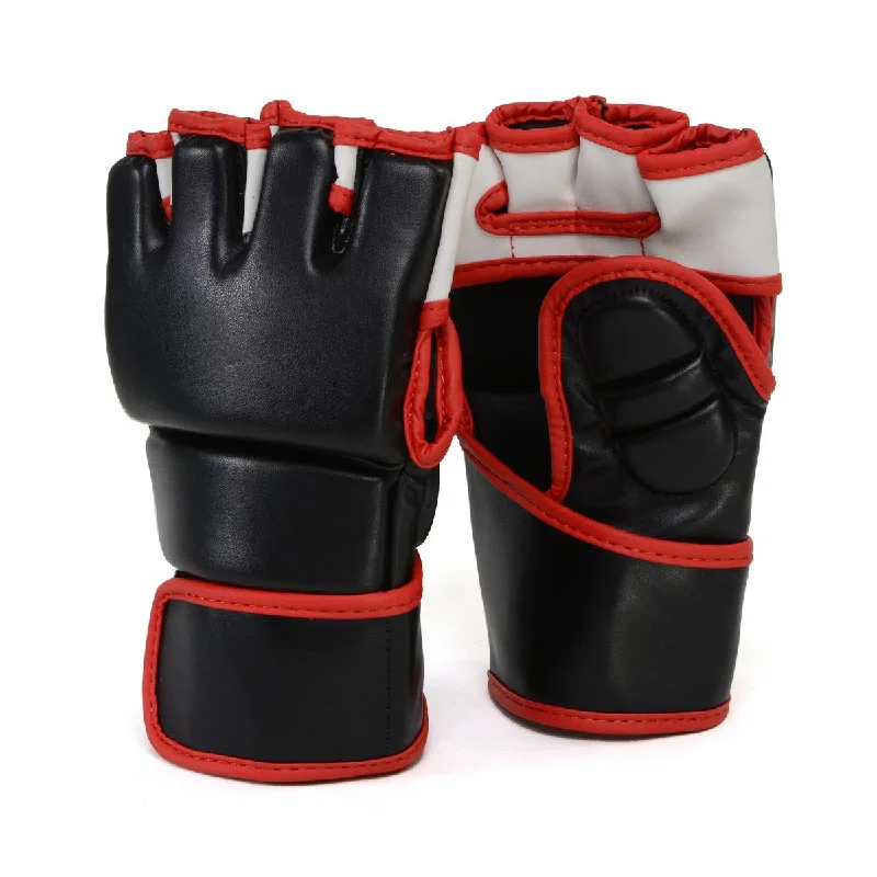 Cozy Dress X-Fitness XF2002 MMA Grappling Gloves-BLK/RED