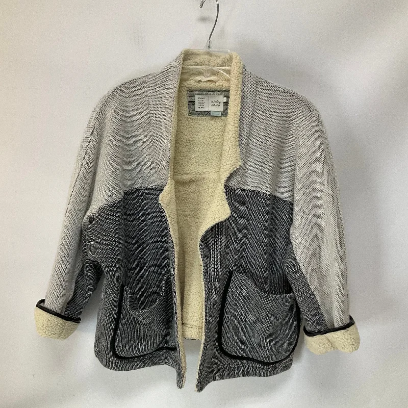 Comfortable Fitwear Jacket Fleece By Saturday/sunday In Grey, Size: M
