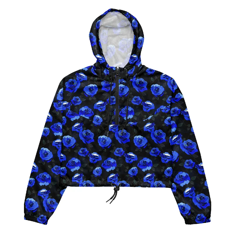 Urban Sense Enchanted Rose cropped windbreaker