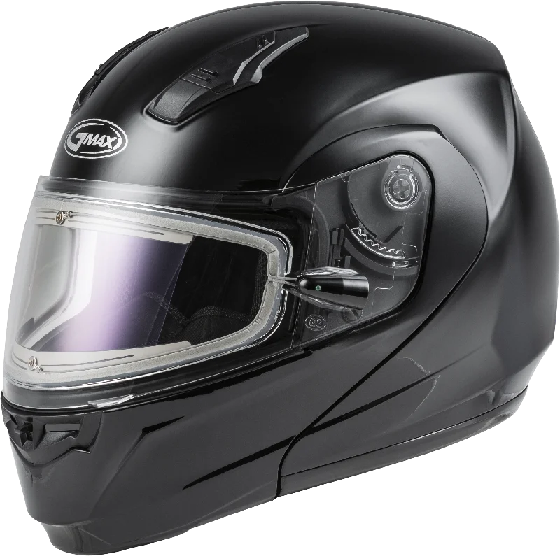 Casual Elegance GMax 72-5904 MD-04S Modular Snow Helmet W/Electric Shield Black