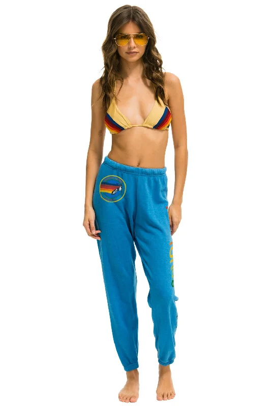 Comfortable Mind AVIATOR NATION MIAMI SWEATPANTS - OCEAN
