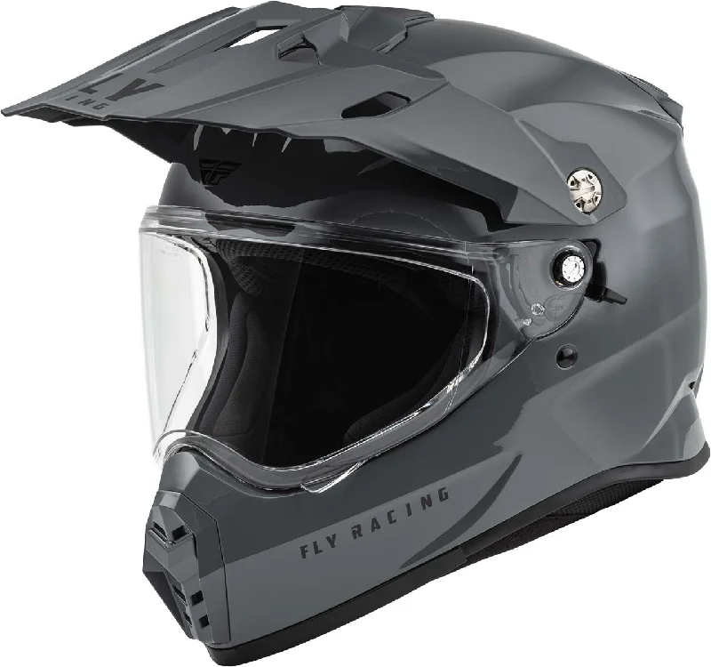 Layered Comfort Fly Racing 73-7020 Trekker Solid Helmet Grey
