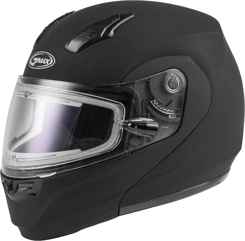 Cozy Fit GMax 72-5905 MD-04S Modular Snow Helmet W/Electric Shield Matte Blk