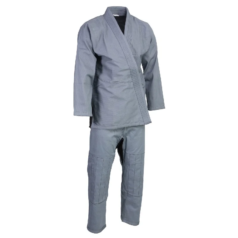 Goddess Outfit X-Fitness XFM6001 Ultra Light Preshrunk BJJ Jiu Jitsu Gi (See Special Sizing Guide)-GREY