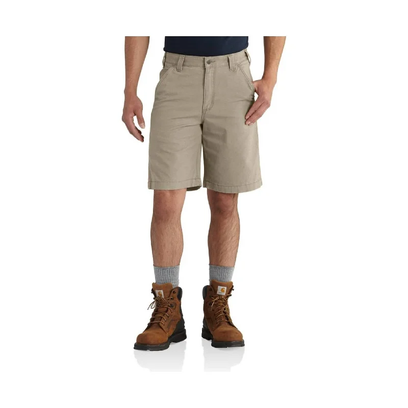 Fashion Comfort Carhartt Men's Rugged Flex Rigby Short 10 Inch - Tan