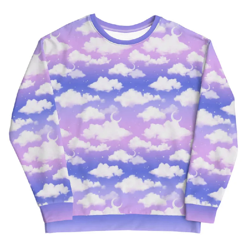 Comfortable Lifestyle Cloudy Sky Sweatshirt