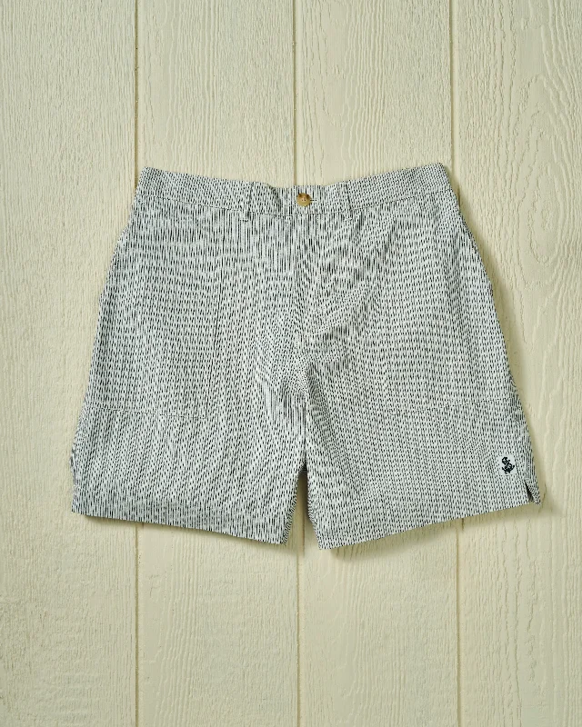 Trendy Comfort Wear Ventura Short in Pin Stripe Canvas