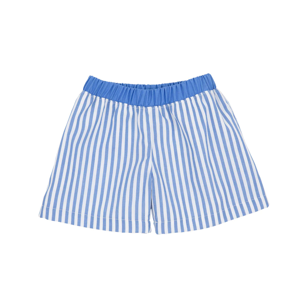 Versatile Items Shelton Shorts Barbados Blue Stripe With Worth Avenue White Stork
