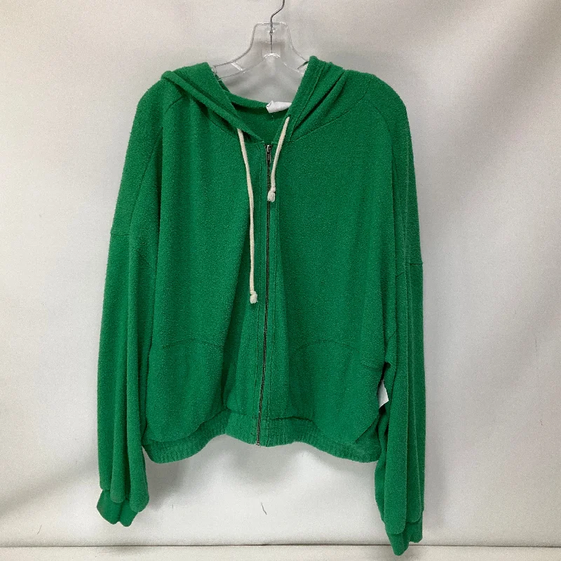 Romantic And Fresh Jacket Shirt By Urban Outfitters In Green, Size: L