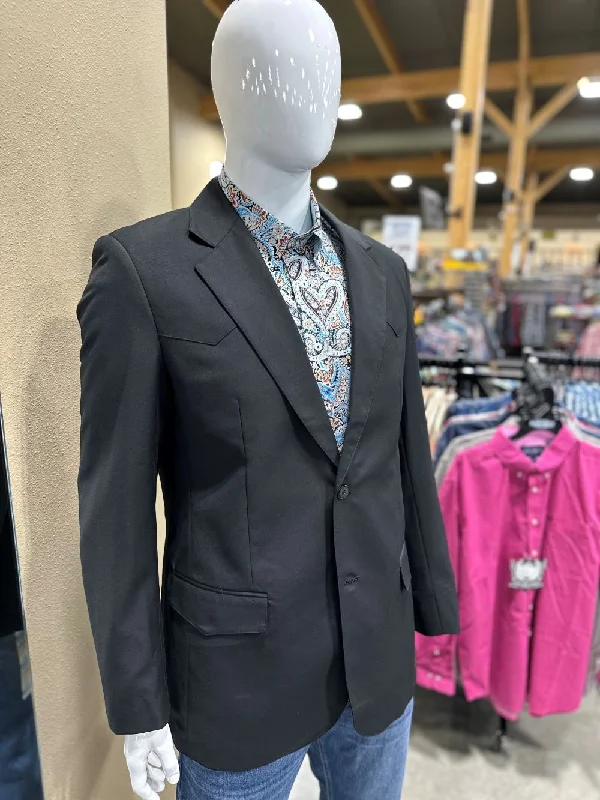 Goddess Outfit 'Wyoming Traders' Men's Western Sport Jacket - Black