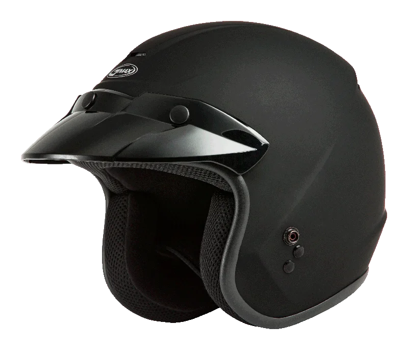 Design Must-have GMax 72-5362 OF-2 Open-Face Helmet Matte Black
