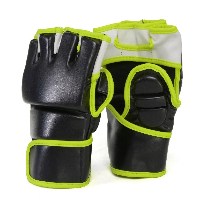 Urban Design Sense X-Fitness XF2002 MMA Grappling Gloves-BLK/GREEN